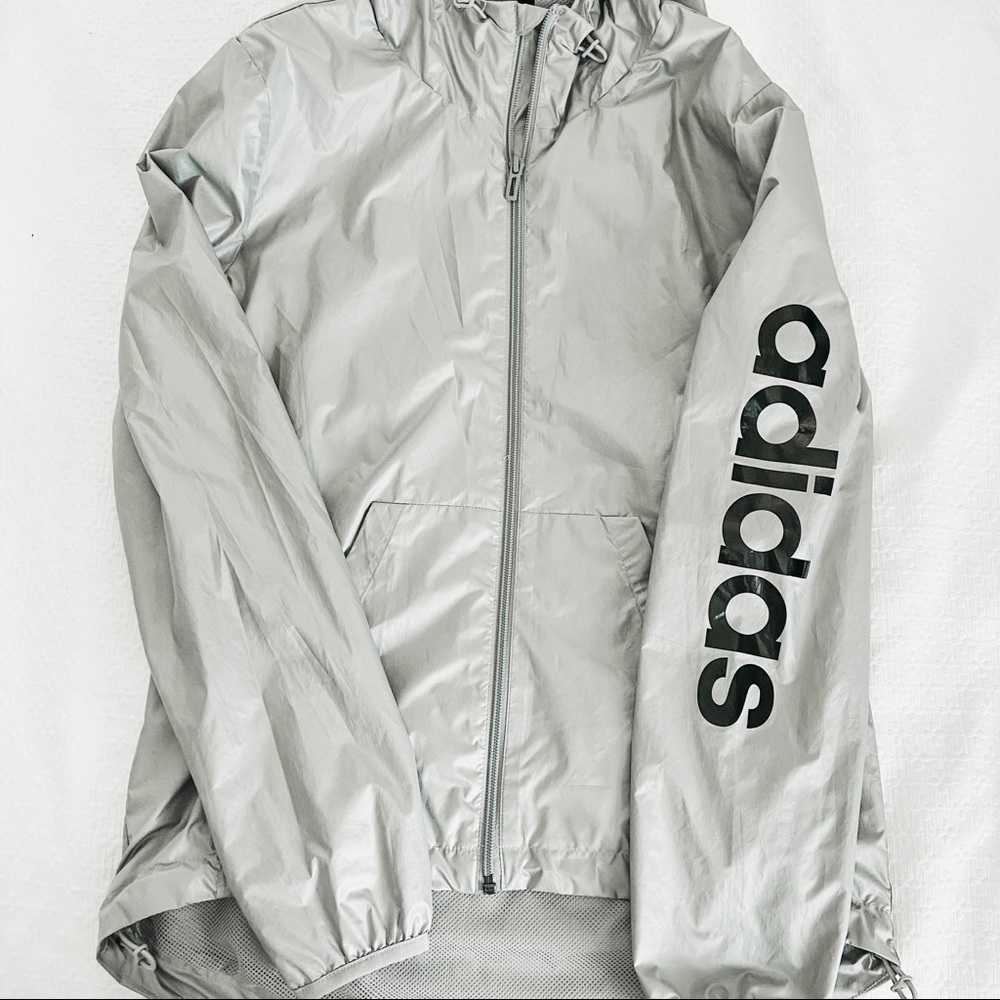 Adidas high-low windbreaker - Picture 1 of 3